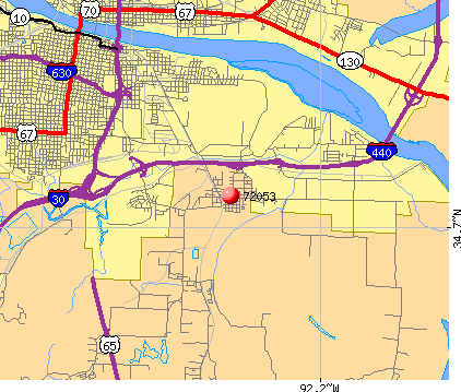 College Station, AR (72053) map