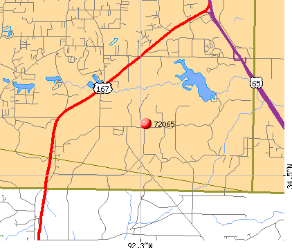 East End, AR (72065) map