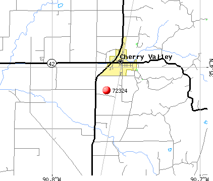 Cherry Valley, AR (72324) map