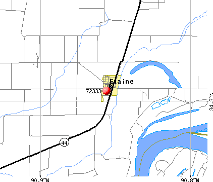 Elaine, AR (72333) map