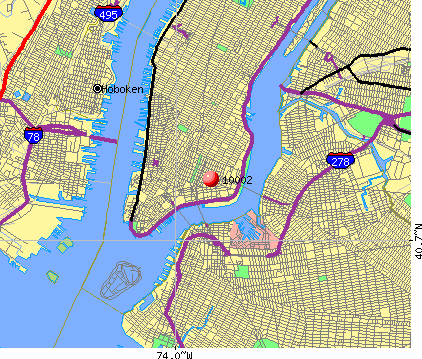 New York Map Zip Codes