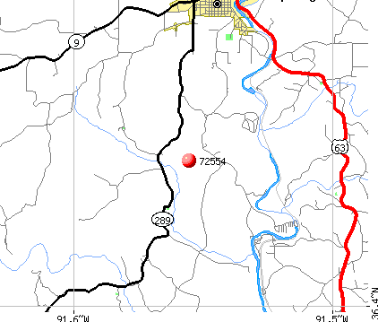Mammoth Spring, AR (72554) map