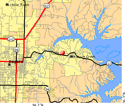 Arkansas Zip Code Map Free