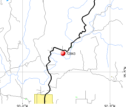 Hector, AR (72843) map