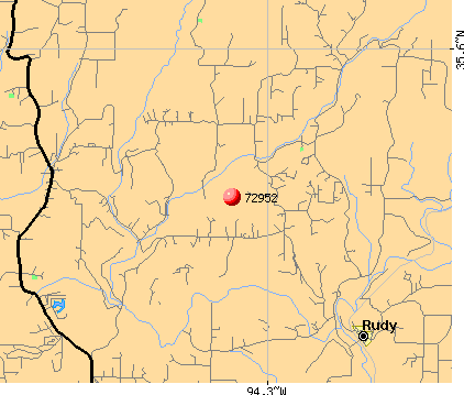 Rudy, AR (72952) map