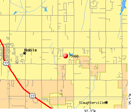 Slaughterville, OK (73068) map