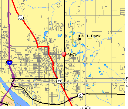 Norman Ok Zip Code Map Map Vector