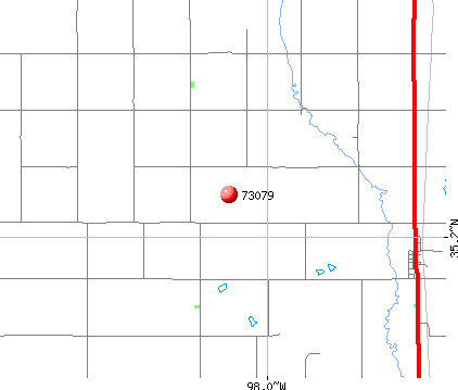 Pocasset, OK (73079) map