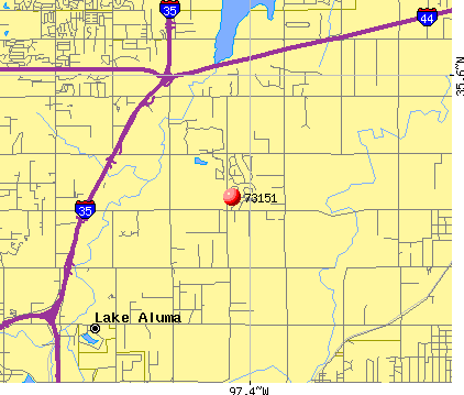 Oklahoma City, OK (73151) map