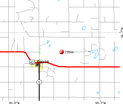 Gould, OK (73544) map