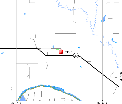 , OK (73561) map