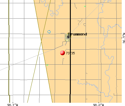 Drummond, OK (73735) map