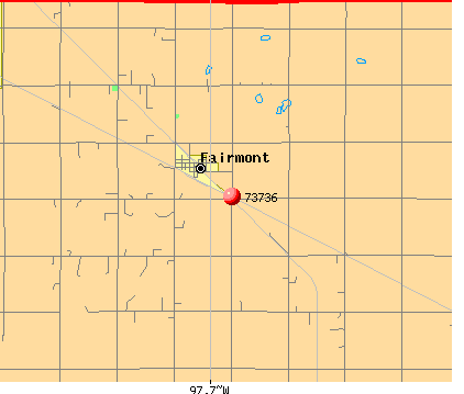 Fairmont, OK (73736) map