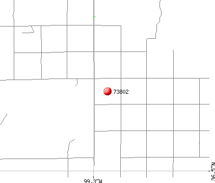 Woodward, OK (73802) map