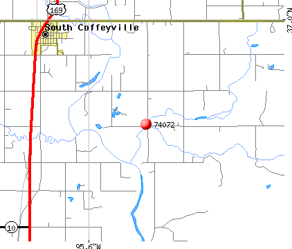 South Coffeyville, OK (74072) map