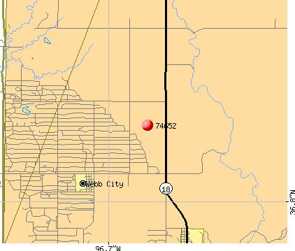 Shidler, OK (74652) map