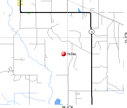 Haworth, OK (74740) map