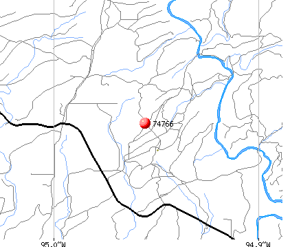 Wright City, OK (74766) map