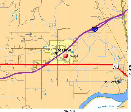 Remy, OK (74954) map