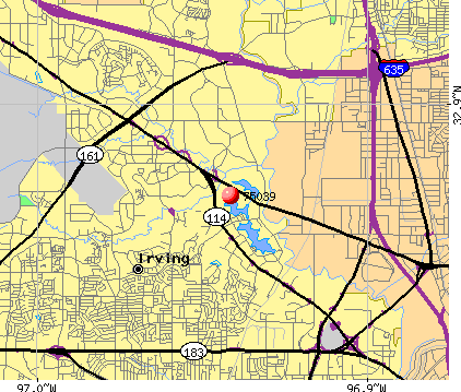 Irving Tx Zip Code Map – Map Vector