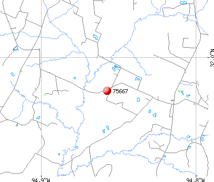Laneville, TX (75667) map