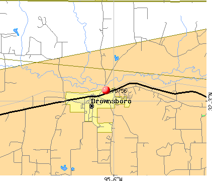 Brownsboro, TX (75756) map