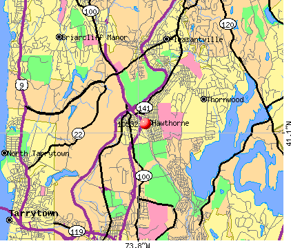 Hawthorne, NY (10532) map