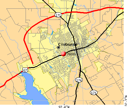 Burleson County Zip Code Map