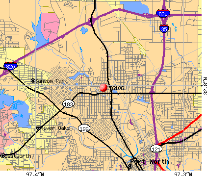 Zip Code Map Of Fort Worth Zip Code Map