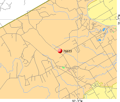 China Spring, TX (76633) map