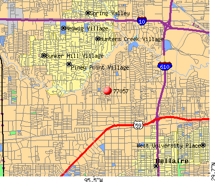 Zip Code Map Houston