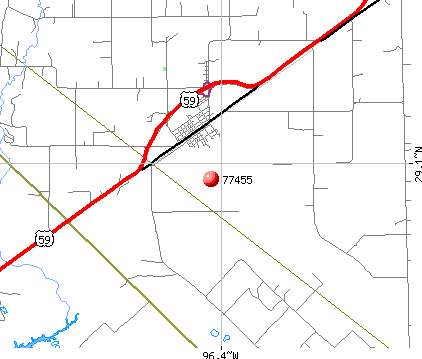Louise, TX (77455) map