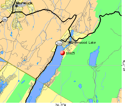 Greenwood Lake, NY (10925) map