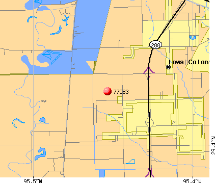 Arcola, TX (77583) map