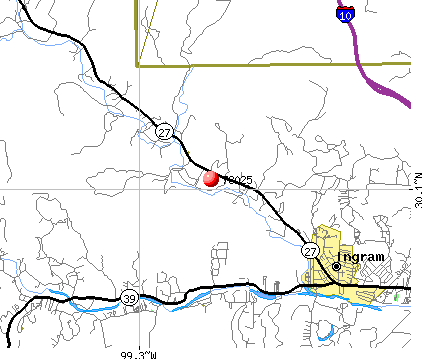 Ingram, TX (78025) map