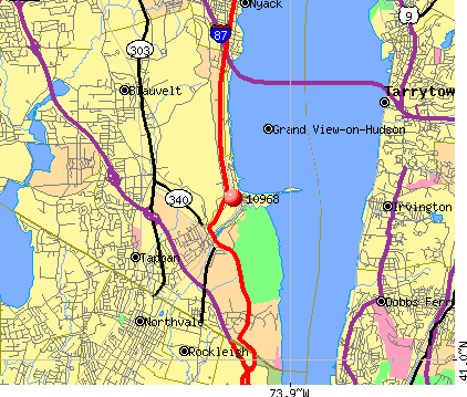 Piermont, NY (10968) map