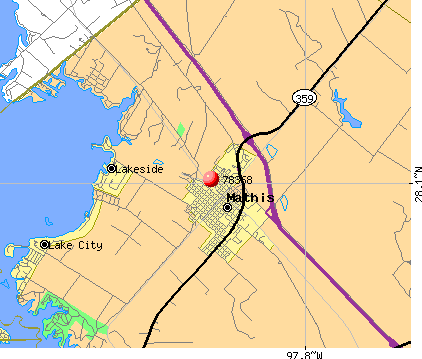 San Patricio, TX (78368) map
