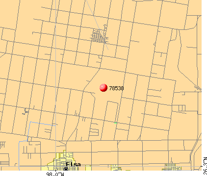 Edcouch, TX (78538) map