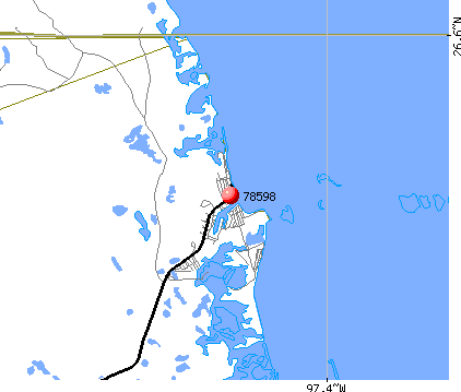 Port Mansfield, TX (78598) map