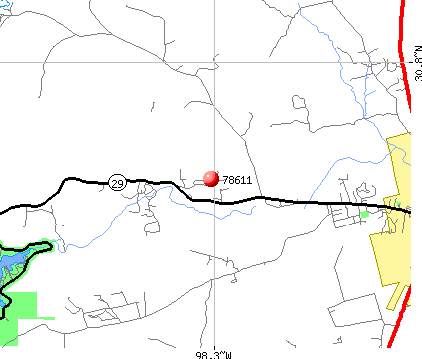 Burnet, TX (78611) map