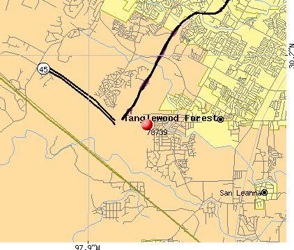Austin, TX (78739) map