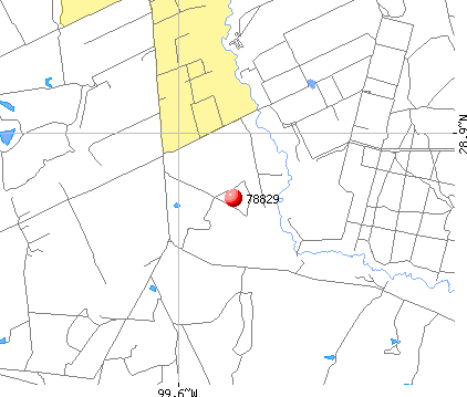 Batesville, TX (78829) map