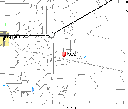 Big Wells, TX (78830) map