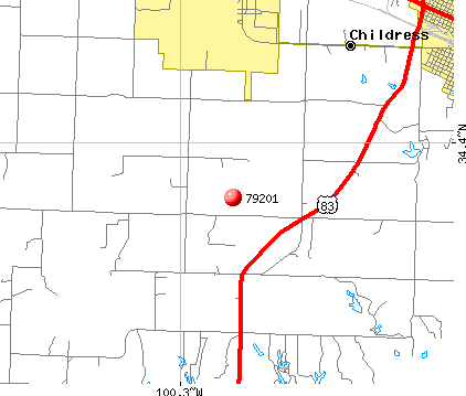 Childress, TX (79201) map