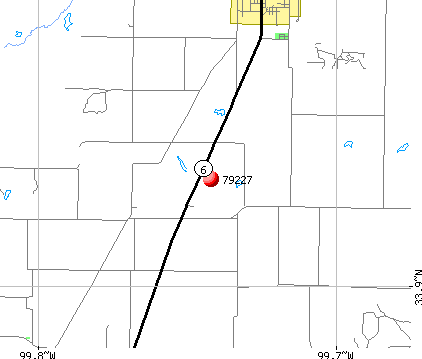 Crowell, TX (79227) map