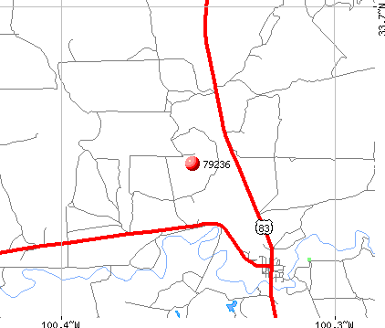 Guthrie, TX (79236) map