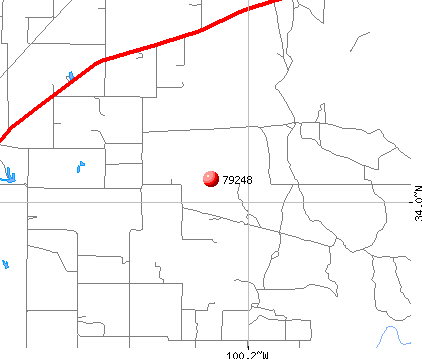 Paducah, TX (79248) map