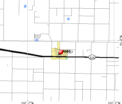 Smyer, TX (79367) map