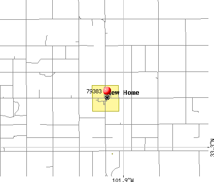 New Home, TX (79383) map