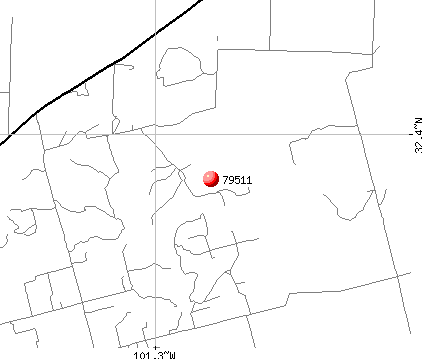 Coahoma, TX (79511) map